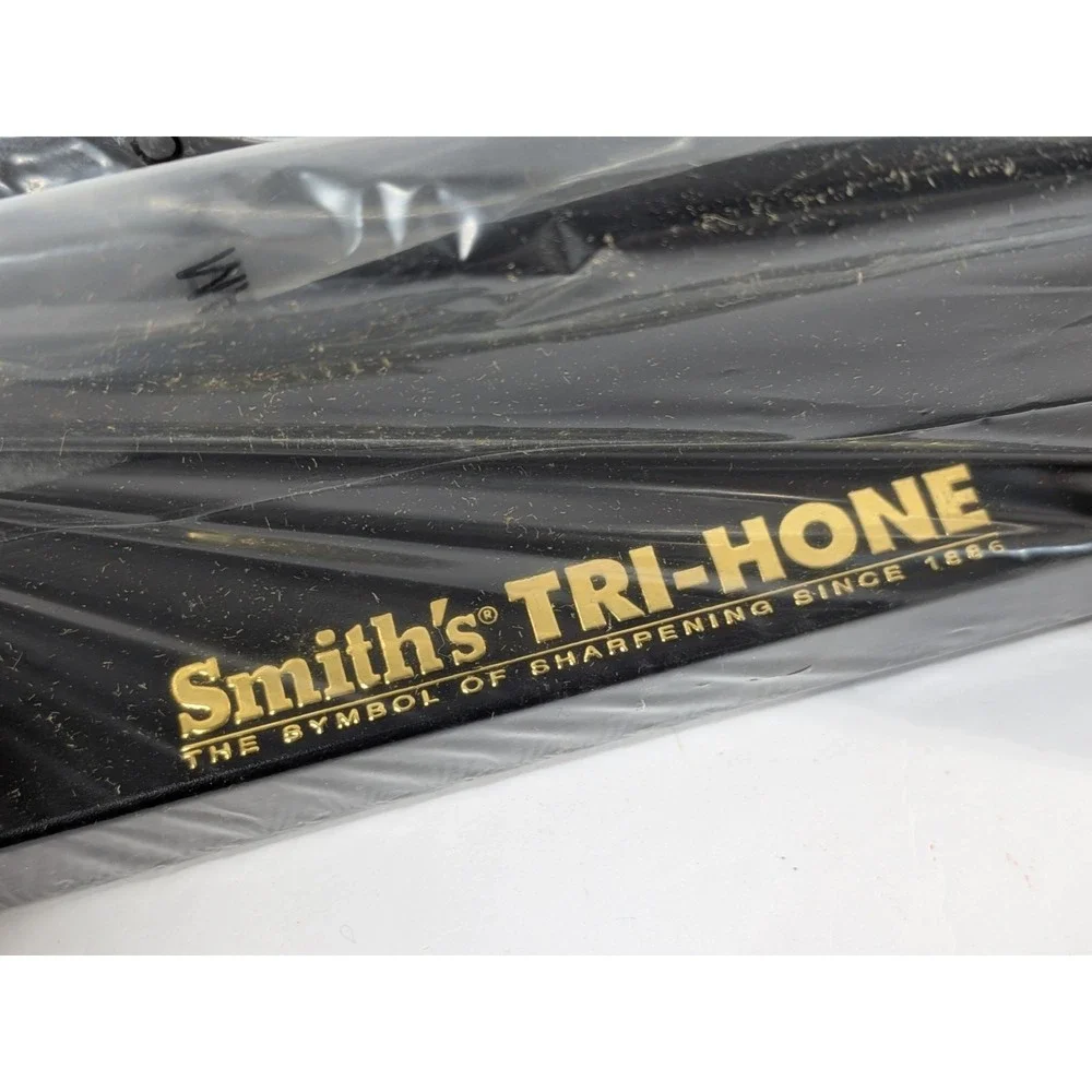 NIB🚨Smith's Tri-Hone Vintage 3-Stone Sharpening System w/ Honing Oil 6